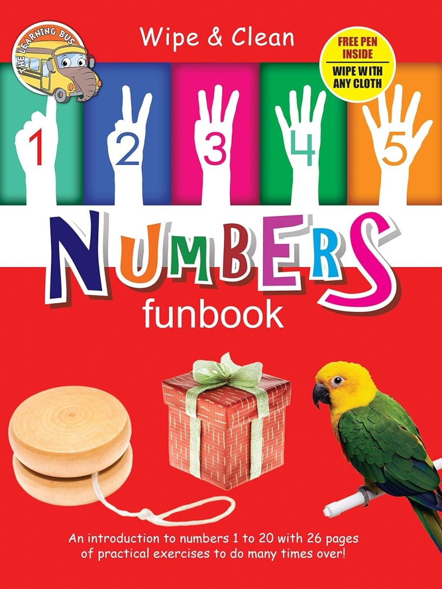 Om Books International Wipe & Clean Numbers Funbook: Write and Practice Numbers - 9789380069951