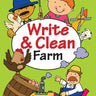 Om Books International Write & Clean-Farm-Wipe and Clean Activity Book - 9789384625290