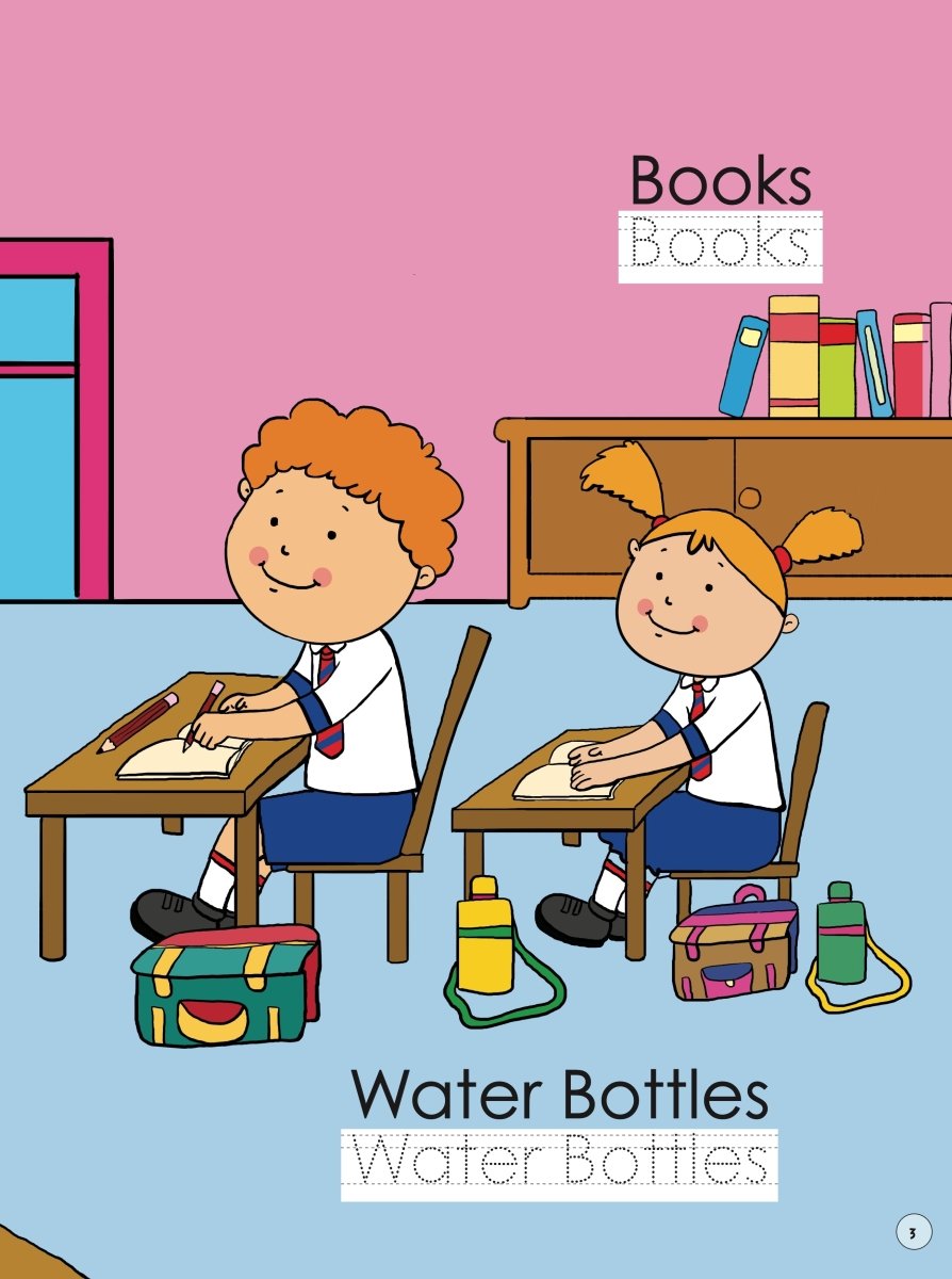 Om Books International Write & Clean-School-Wipe and Clean Activity Book - 9789384625306