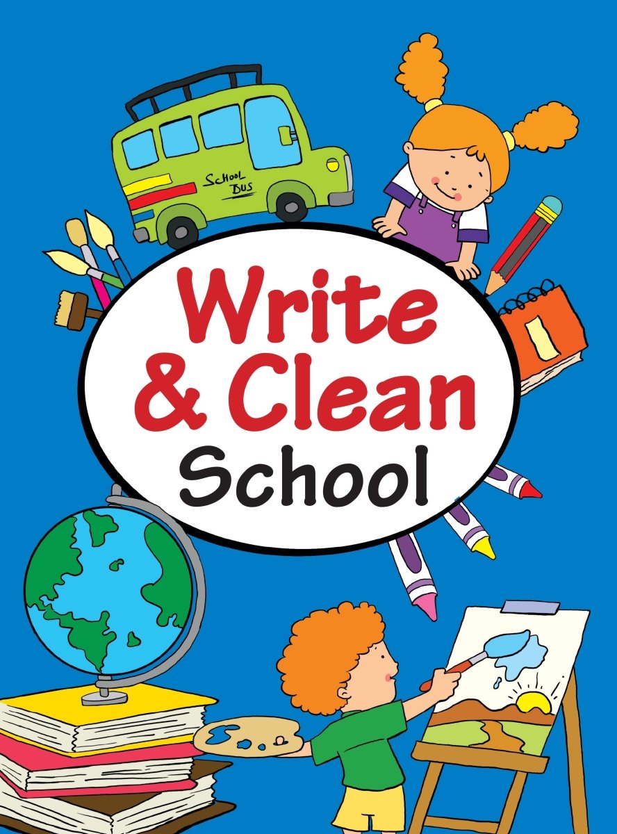 Om Books International Write & Clean-School-Wipe and Clean Activity Book - 9789384625306