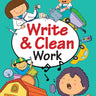 Om Books International Write & Clean- Work- Wipe and Clean Activity Book - 9789384625337