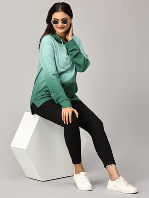 Ombre Meadow Maternity and Nursing Sweatshirt Hoodie - MNSWT-SD-OMB-S