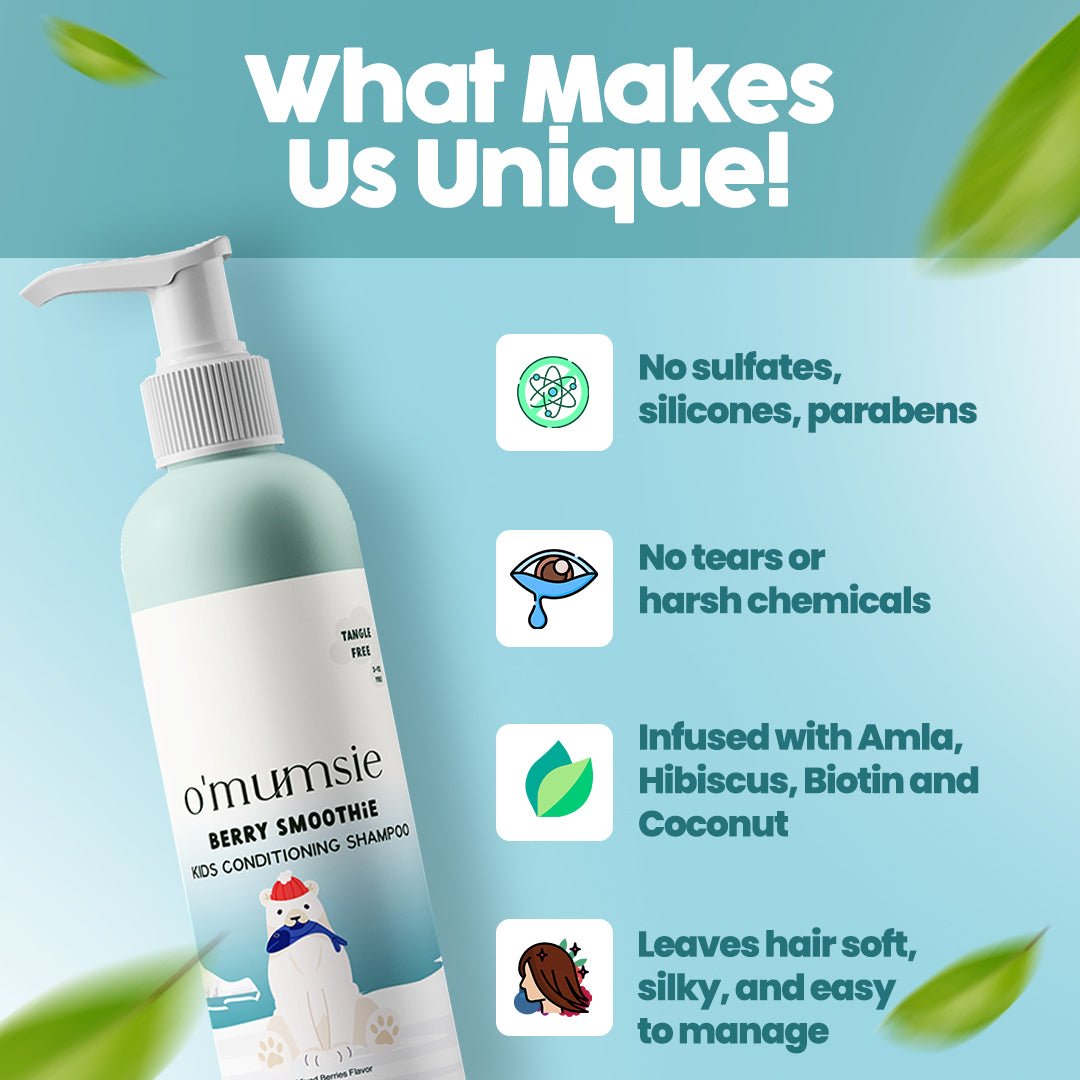 Omumsie Kids Conditioning Shampoo - 250 ml - Kids conditioning shampoo