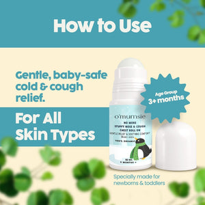 Omumsie Natural Cold Relief Roll On - Nasal Aspirator