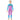One piece FullLength Kids Swimwear Purple & Blue Floral Print, UPF 50+ with Cap - Little Surprise BoxOne piece FullLength Kids Swimwear Purple & Blue Floral Print, UPF 50+ with Cap