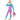 One piece FullLength Kids Swimwear Purple & Blue Floral Print, UPF 50+ with Cap - Little Surprise BoxOne piece FullLength Kids Swimwear Purple & Blue Floral Print, UPF 50+ with Cap