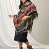 Onyx Cozy Acrylic Woolen Shawl - WNTSTL - ONXCR