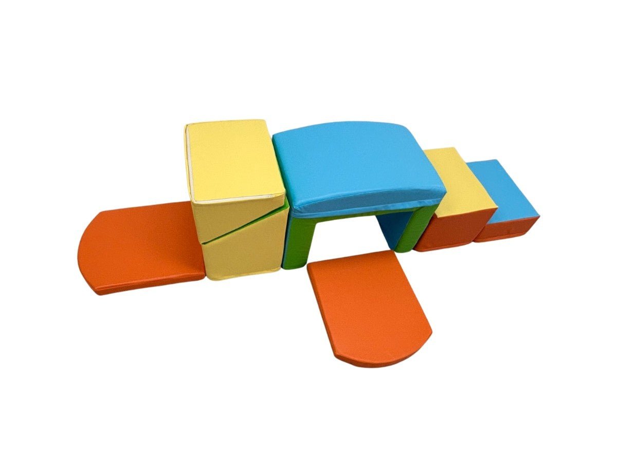 Oplus 6 - piece Fun and versatile Soft Play Set for Kids - multicolor - Slide Ladder