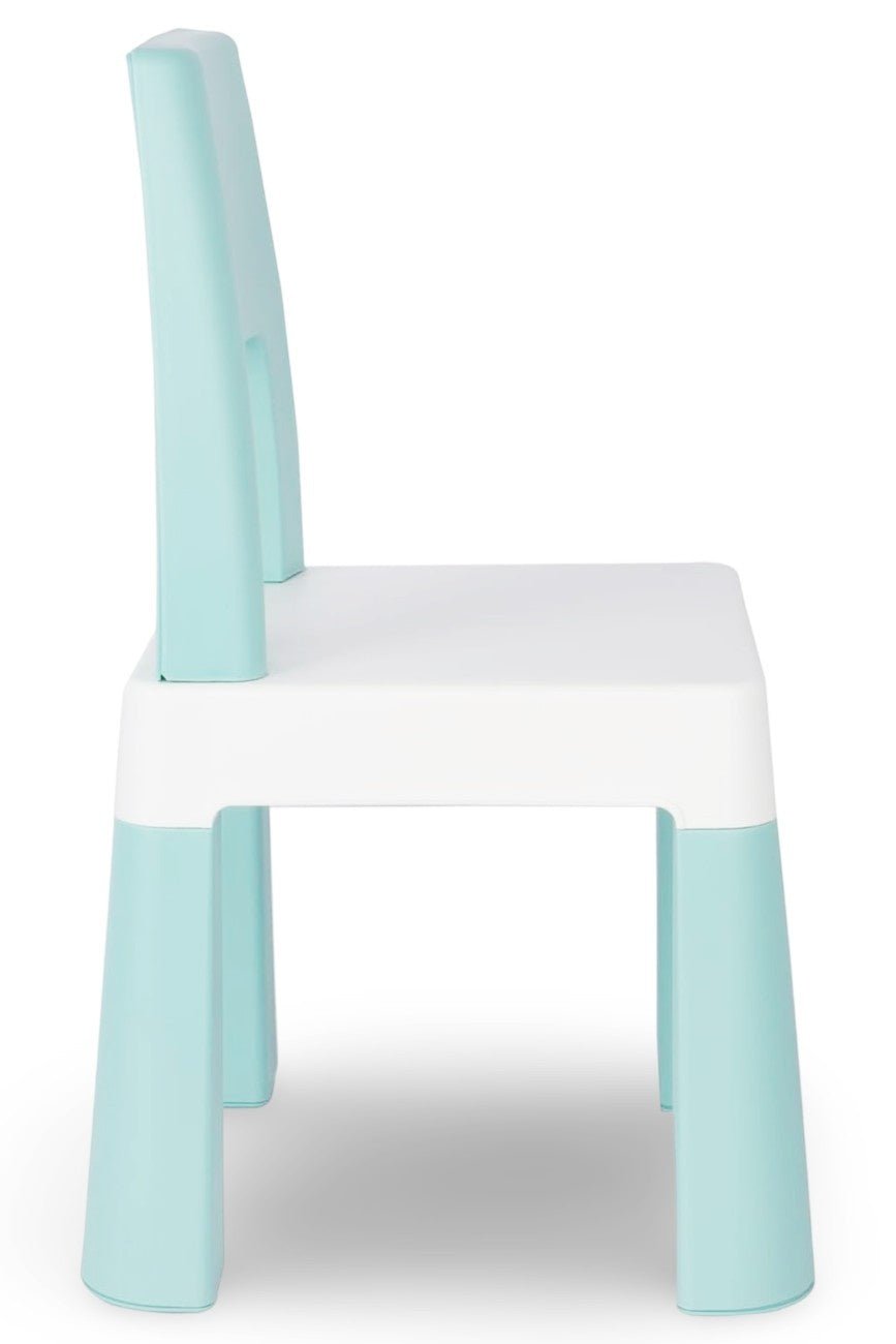 OPlus Learning Chair for Kids - Pastel Blue and white - 8817 - CB