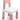 OPlus Learning Chair for Kids - Pastel pink and white - 8817 - CP