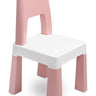 OPlus Learning Chair for Kids - Pastel pink and white - 8817 - CP