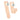 Orange 3D Party Hat Teddy Socks for Kids - 