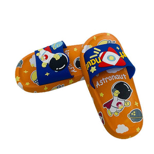 Orange all over Space theme Slip on Clogs, Summer/Monsoon all season Footwear for Toddlers & Kids - Little Surprise BoxOrange all over Space theme Slip on Clogs, Summer/Monsoon all season Footwear for Toddlers & Kids