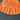 Orange Ruffled Shoulder 2 pcs sweatshirt & Skirt Winterwear set for Girls - Little Surprise BoxOrange Ruffled Shoulder 2 pcs sweatshirt & Skirt Winterwear set for Girls