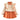 Orange Ruffled Shoulder 2 pcs sweatshirt & Skirt Winterwear set for Girls - Little Surprise BoxOrange Ruffled Shoulder 2 pcs sweatshirt & Skirt Winterwear set for Girls