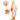 Orange Sleeve Cream long style Raincoat for kids - 6 - 7 Years Monsoon Wear