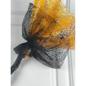 Orange Twisted Handle Broom Stick for Halloween Costume Party & Halloween Home office Decor - Halloween