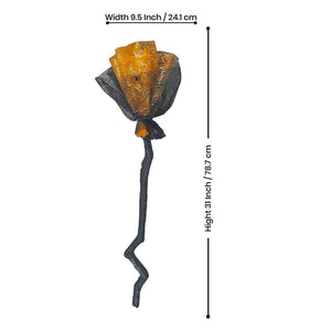 Orange Twisted Handle Broom Stick for Halloween Costume Party & Halloween Home office Decor - Halloween