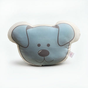 Oranges and Lemons Organic Cotton Baby Dohar and Plushie Set - Pawfect Puppy- Blue - Baby Blankets & Quilts