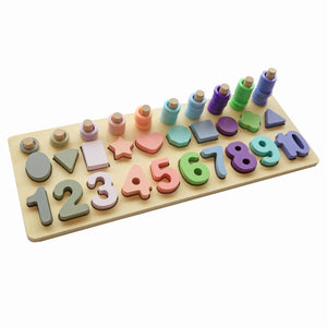 Oranges and Lemons | Wooden Puzzle Game for Kids | Logarithm Plate - Wooden Sensory Toys