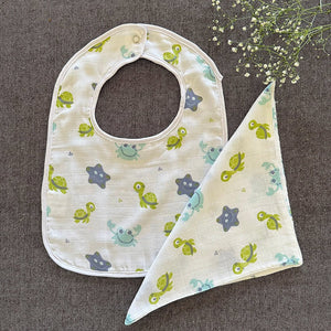 Oranges & Lemons | Bamboo Bibs and Washcloths | Set of 8 - BWS8001