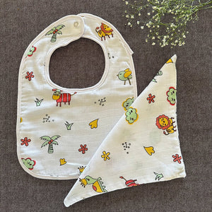 Oranges & Lemons | Bamboo Bibs and Washcloths | Set of 8 - BWS8001