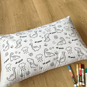 Oranges & Lemons | DIY Pillow Covers | Doodle Art | Kids Art and Colouring Kit | Set of 2 - BWP001