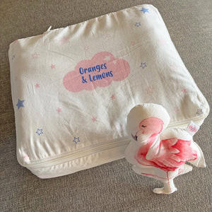 Oranges & Lemons Muslin Bedding Set | The Mom Store - Baby Bedding Set