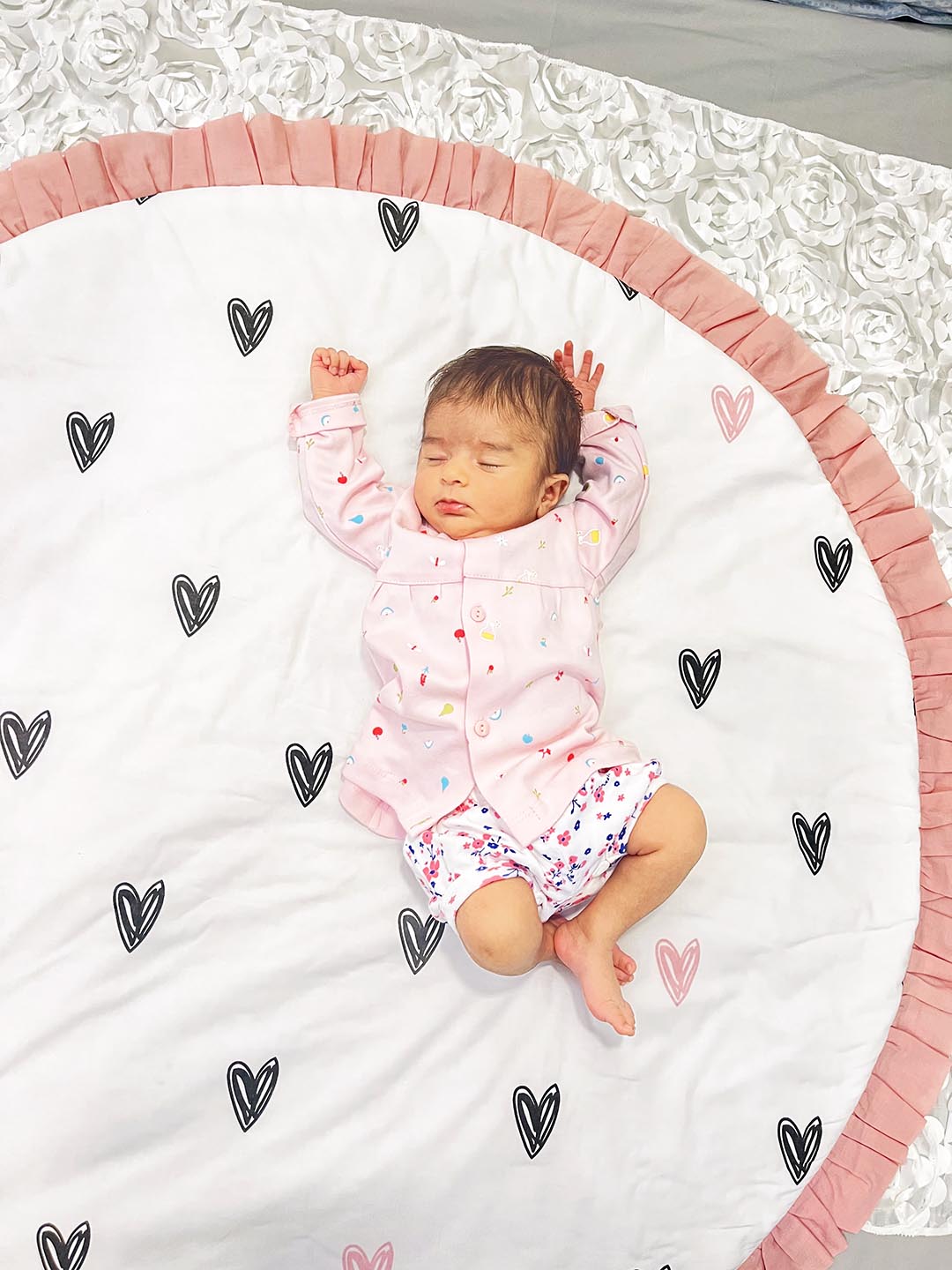 Oranges & Lemons | Organic Baby Playmat | Little Hearts - HPM001