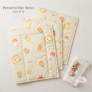 Oranges & Lemons Reusable Diaper Mat Set of 3 - Diaper Changing Mats