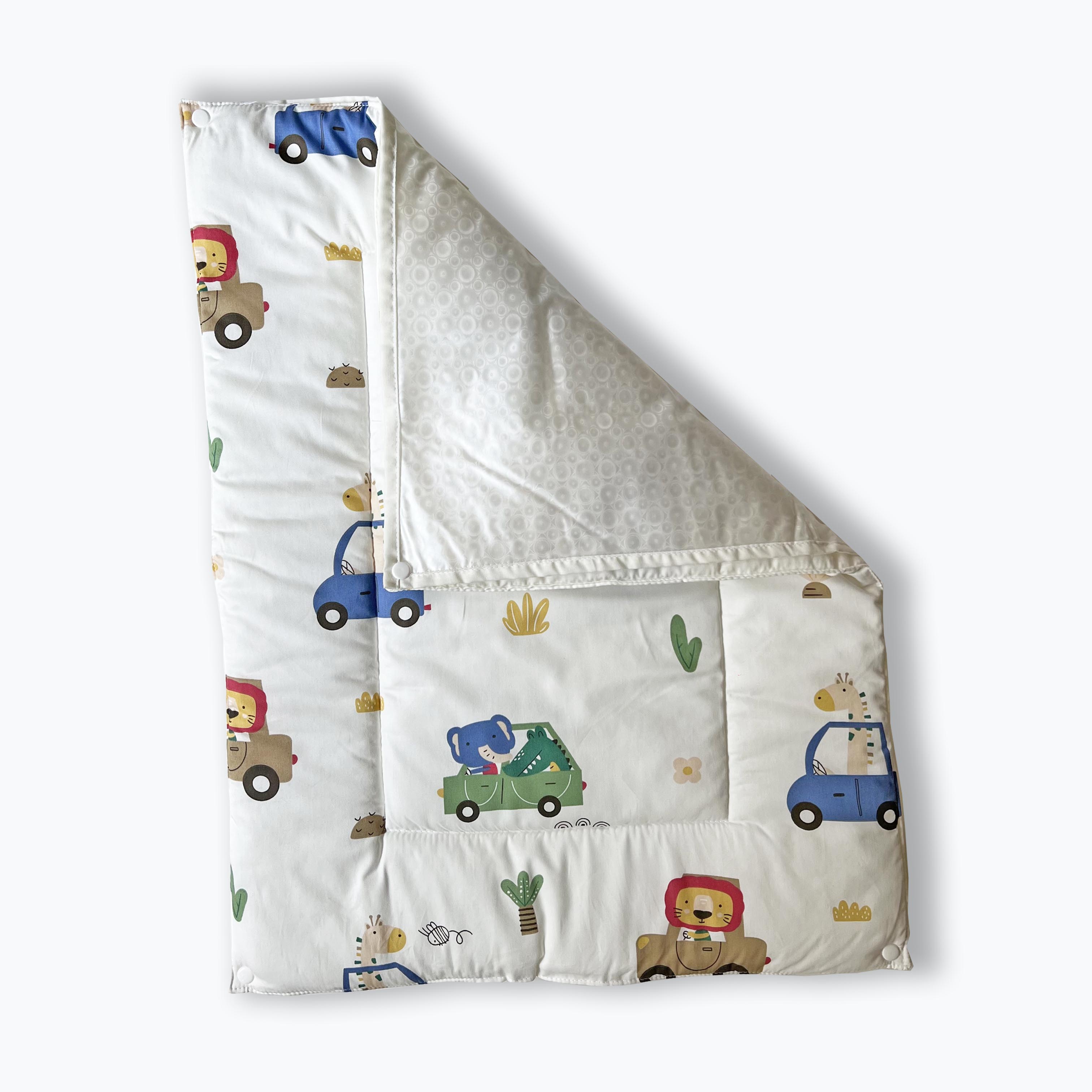 Oranges & Lemons | Reusable Diaper Mat | Set of 3 | Off White - OWDM001