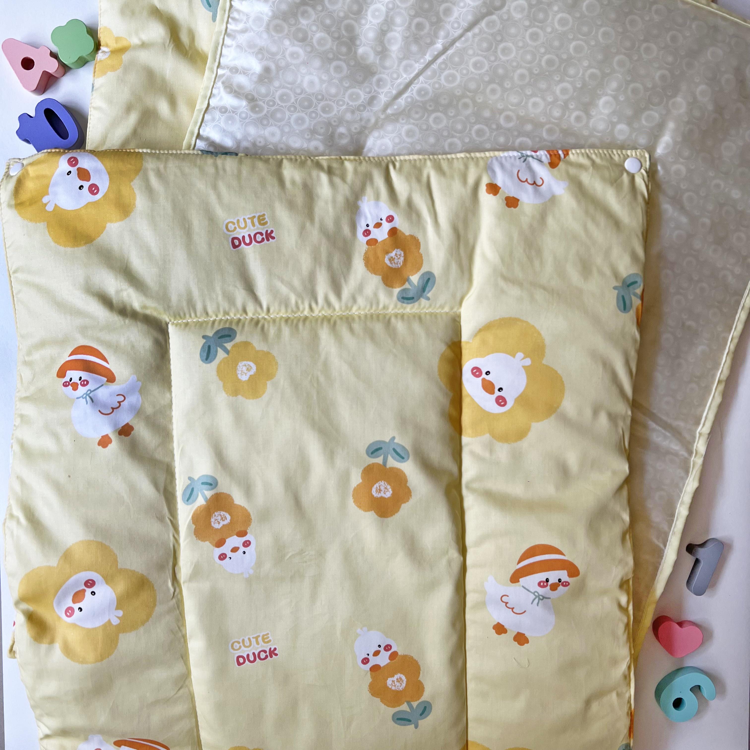Oranges & Lemons | Reusable Diaper Mat | Set of 3 | Yellow - YDCM001