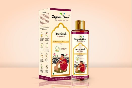 Organic Dew Maatrisneh Baby Hair Oil - ODMBHOIL100