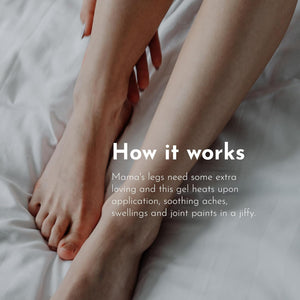 Orimii Leg & Foot Massage Heat Gel for Pain Relief (45ml) with Natural Oils - Pregnancy Safe - OR000017045