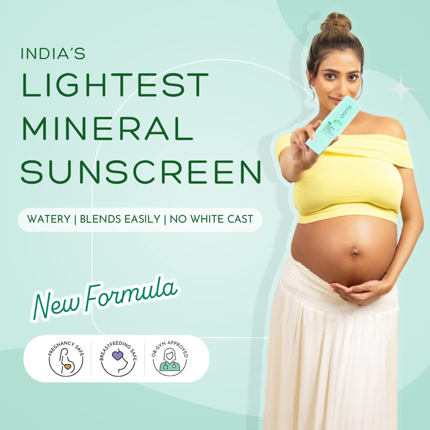 Orimii Mineral Sunscreen SPF 50 – Pregnancy Safe (50ml) - Skincare