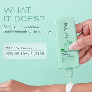 Orimii Mineral Sunscreen SPF 50 – Pregnancy Safe (50ml) - Skincare