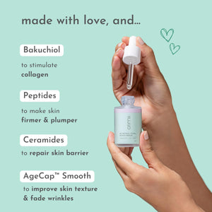 Orimii No Retinol Anti Ageing 1% Bakuchiol Face Serum (30ml) - Pregnancy Safe - OR000013030