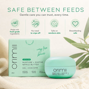 Orimii Nurture + Soothe Nipple Butter 25ml | The Mom Store - Skin Care