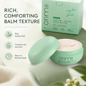 Orimii Nurture + Soothe Nipple Butter 25ml | The Mom Store - Skin Care