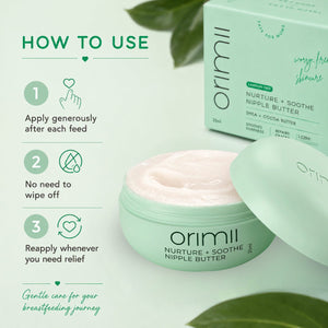 Orimii Nurture + Soothe Nipple Butter 25ml | The Mom Store - Skin Care