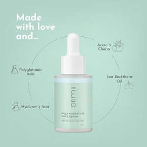 Orimii Poly Hydration Face Serum (30ml) with Hyaluronic Acid for Hydration - Pregnancy Safe - OR000010030