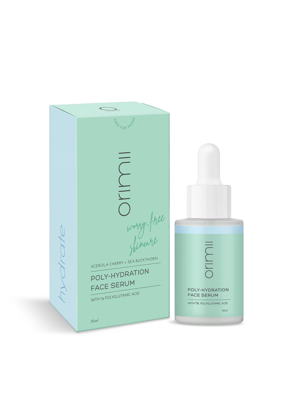 Orimii Poly Hydration Face Serum (30ml) with Hyaluronic Acid for Hydration - Pregnancy Safe - OR000010030