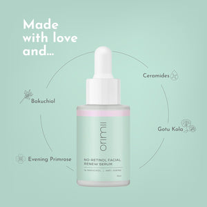Orimii Retinol - Free Youth Restore Regime with Anti - Ageing Serum & Eye Cream - Pregnancy Safe - C2OR1309045