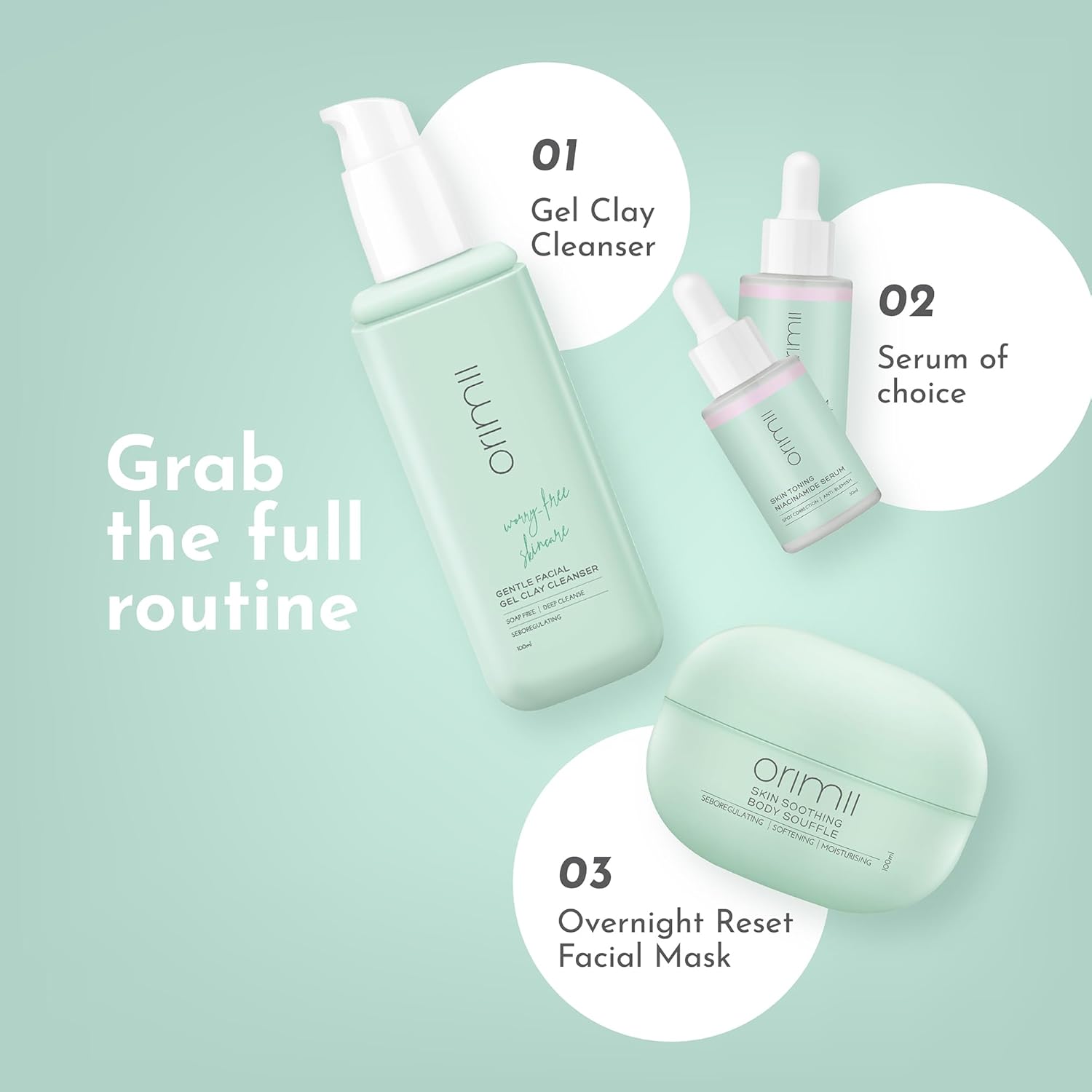 Orimii Sleeping Face Mask for Overnight Skin Repair (100ml) - Pregnancy Safe Night Cream - OR000004100