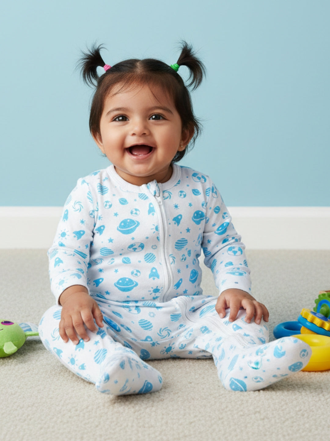 Out Of World Infant Zipper Romper