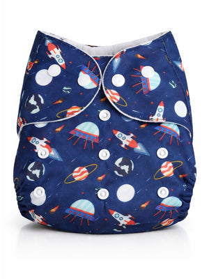 Outer Space - Re - Usable Cloth Diaper - Reusable Cloth Diaper