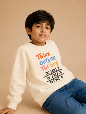 Outside the Box Kids Sweatshirt - 6-7 Years Kids Winter Sweatshirts