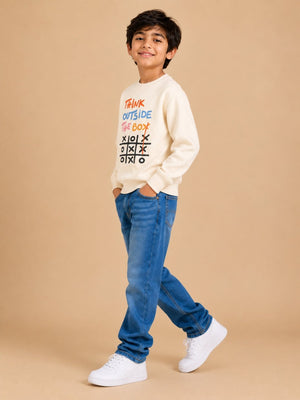 Outside the Box Kids Sweatshirt - 6-7 Years Kids Winter Sweatshirts