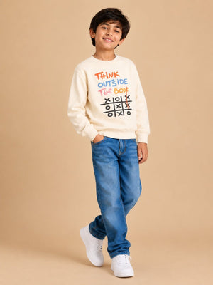 Outside the Box Kids Sweatshirt - 6-7 Years Kids Winter Sweatshirts