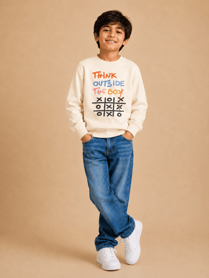 Outside the Box Kids Sweatshirt - 6-7 Years Kids Winter Sweatshirts